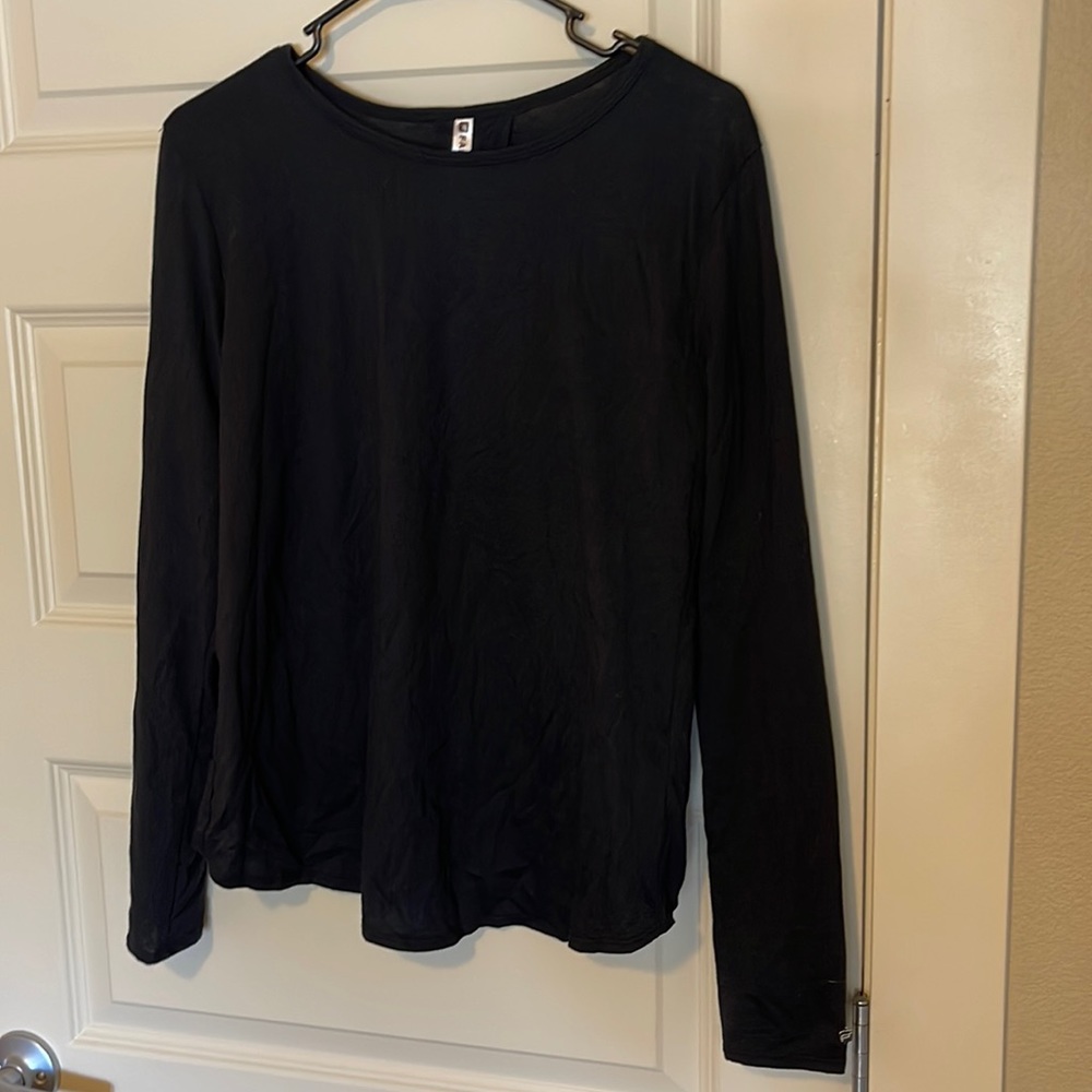 NWT Fabletics Open Back long sleeve shirt, size M